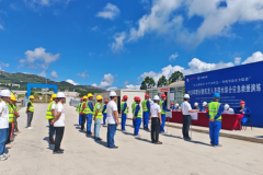 中交四航局港尾中心渔港项目开展综合应急演练活动