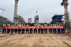 广东省吴川市塘尾分洪闸重建工程一期水闸主体结构顺利封顶