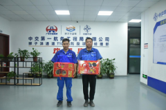 八一建军节，中交一航局五公司狮子洋项目部慰问退伍军人