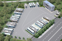 湖北武汉老关村公交站项目完工 提升区域公共交通枢纽服务水平