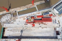 中交四航局舟山中天重工项目3号船坞工程顺利通过交工验收