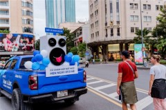在越南街头，遇到海尔三筒洗衣机