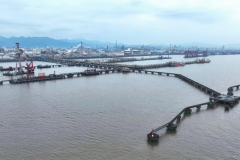 宁波舟山港北仑港区协和码头二期工程沉桩施工圆满完成