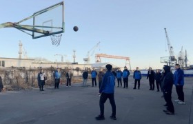 中交一航局五公司船修基地项目部开展迎元旦团建活动