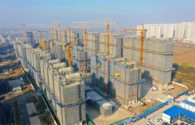 南通海门崇秀新村三期项目主体结构全面封顶