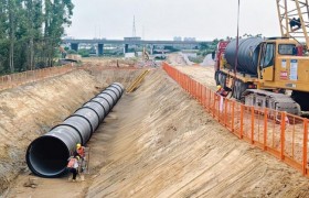 中交四航局阳江水资源配置工程（一期）迎来重大节点：首批球墨铸铁管成功安装