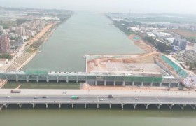 广东省湛江市吴川市塘尾分洪闸重建工程二期水下工程顺利通过验收