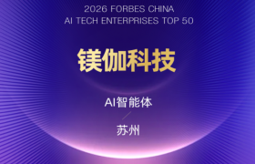 镁伽科技入选“2026福布斯中国人工智能科技企业TOP 50”