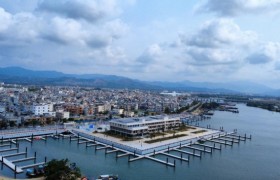 海南三亚崖州湾中心渔港休闲渔业公共码头项目顺利通过交工验收