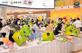 「以书换蔬」邂逅「恐龙复活」：中华恐龙园x凯德西城创意环保活动点亮绿色童年