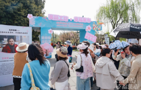 樱花与艺术交织！“美丽工坊·幸福集市”助残绽放青白江