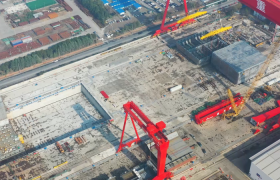 中交四航局南通惠生船坞接长工程顺利通过竣工验收