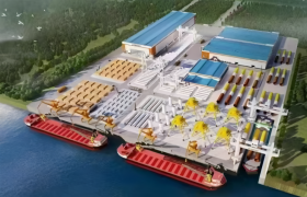 钦州港大榄坪作业区12号13号泊位工程项目上部结构施工顺利完成