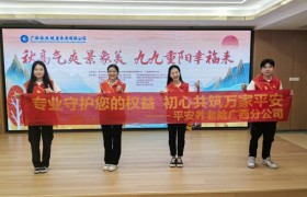 平安养老险广西分公司开展2024年“敬老月”重阳节主题活动