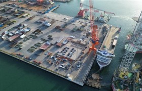 匠心接力，助推船舶行业发展  中建筑港威海船厂4#码头二期项目交工