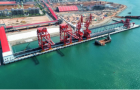 服务属地发展！中建筑港印尼宾坦南山工业园7万吨码头工程正式投入使用