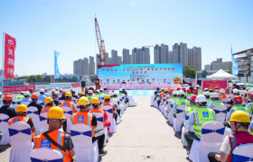 “安全号列车”出发！中建筑港一公司“安全生产月”活动鸣笛启航