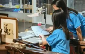 锦线传韵实践队博物馆寻踪 细品鲁绣非遗千年文脉