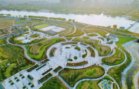 中交路建青岛公司承建的临朐弥河体育公园投入使用