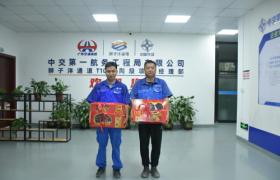 八一建军节，中交一航局五公司狮子洋项目部慰问退伍军人