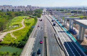 中交路建华东公司承建的浙江G15项目第二阶段交通导改顺利完成