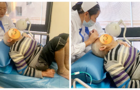 暖心守护！永春爱尔眼科医院为孤寡驼背老人重铸清晰视界