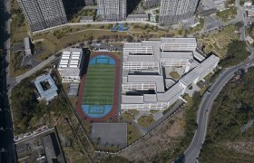 福建龙岩实验小学美伦生态城校区主体工程完工