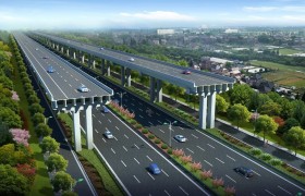 中交路建宁波甬舟复线项目首片T梁成功架设