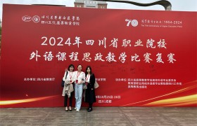 四川城市职业学院教师团队省赛夺冠晋级国赛