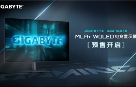 技嘉全新 27 寸 WOLED 电竞显示器 GO27Q24G 预售开启