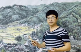 笔墨绘初心 丹心筑乡魂——记平利山村画家王建平